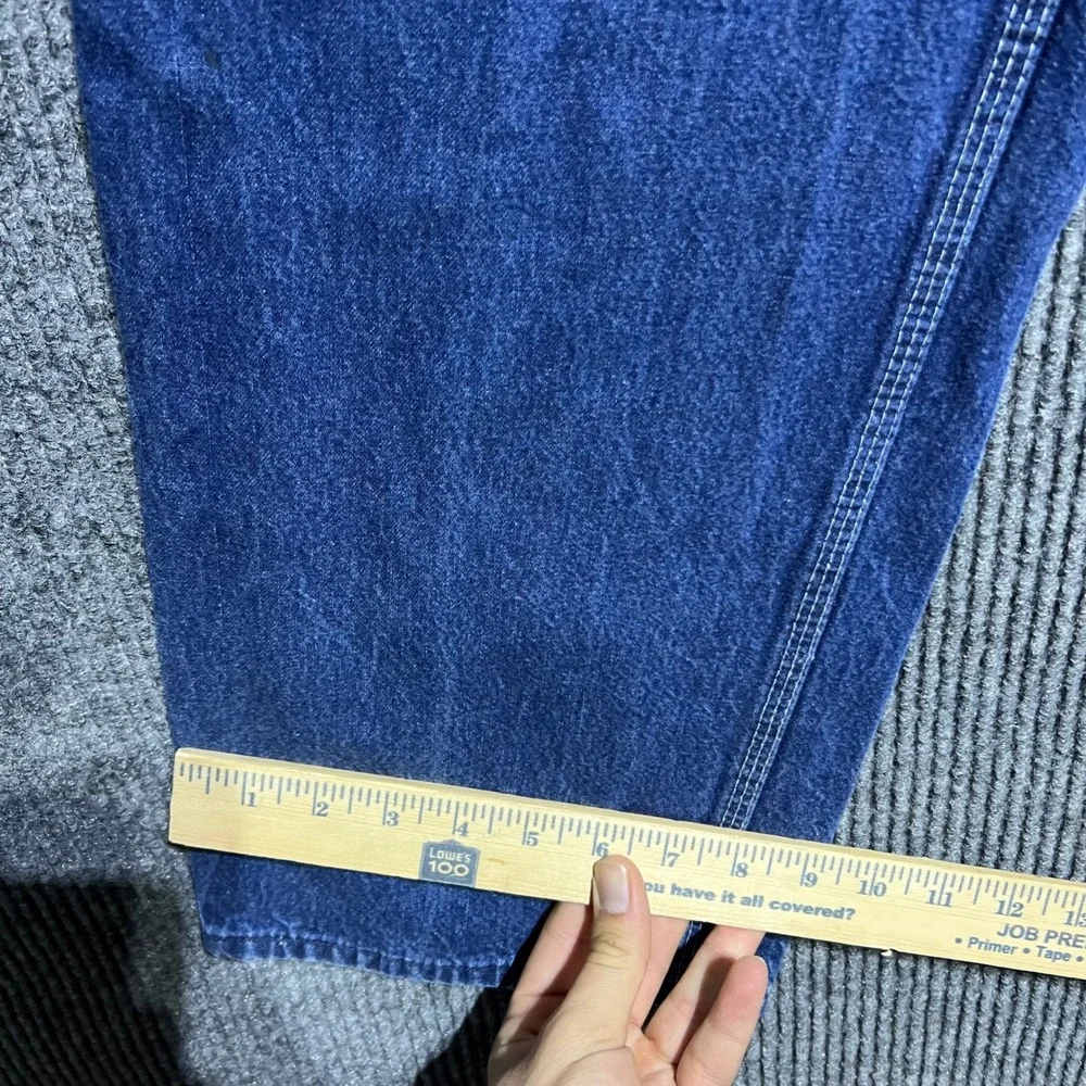 Vintage OshKosh Bgosh Carpenter Jeans Mens 34x32 Blue Union Made Sanforized USA